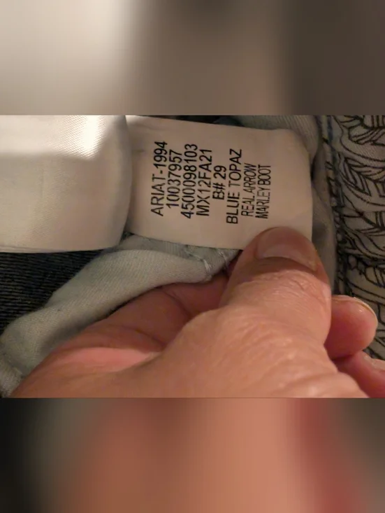 Ariat Dark Blue Bootcut Jeans for Women - Picture 8 of 8